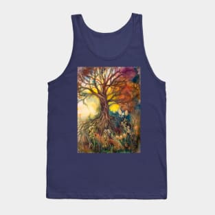 Autumn magical landscape Tank Top